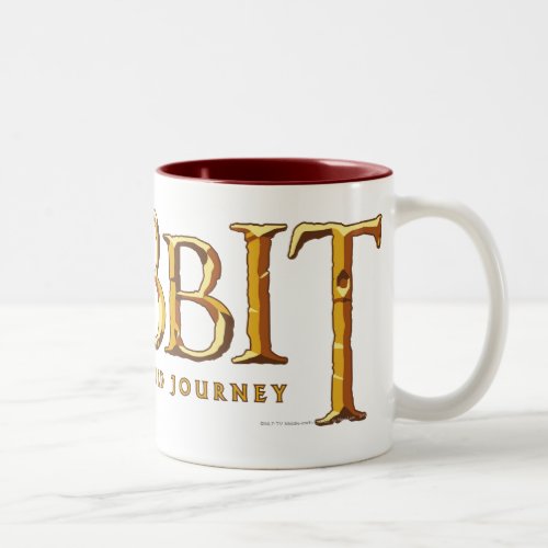 The Hobbit Logo Gold Two_Tone Coffee Mug
