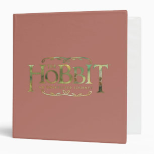 The Hobbit Logo Green 3 Ring Binder