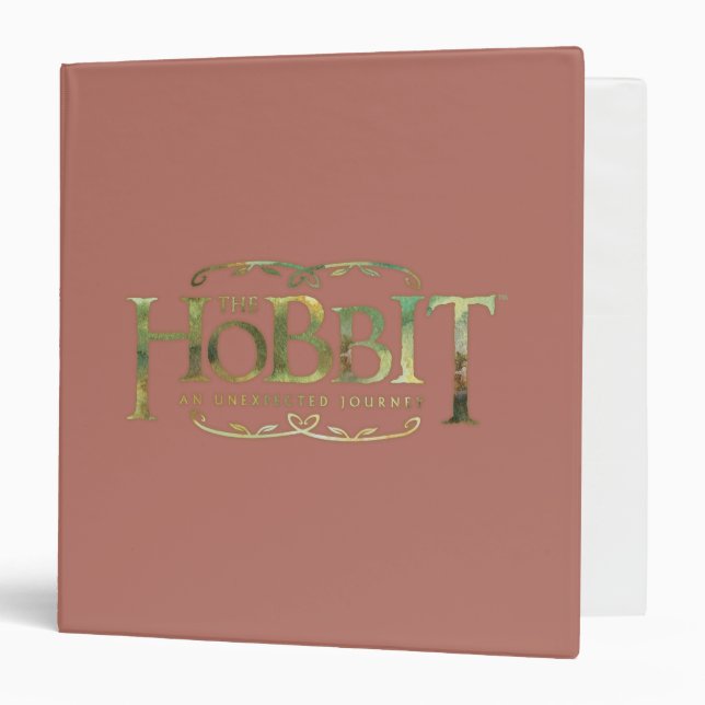 The Hobbit Logo Green 3 Ring Binder (Front/Inside)