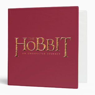The Hobbit Logo Textured 3 Ring Binder