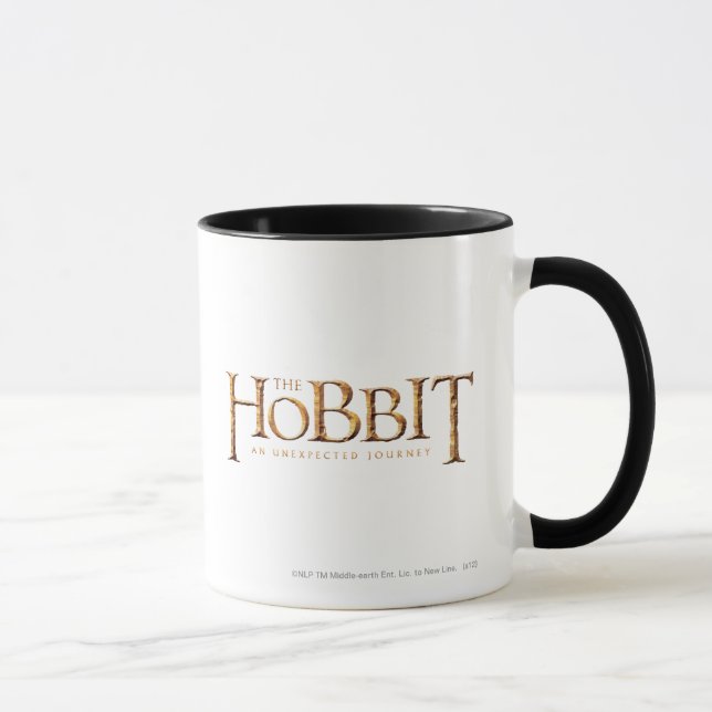 The Hobbit Logo Textured Mug (Right)