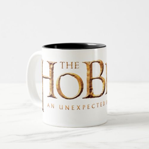 The Hobbit Logo Textured Two_Tone Coffee Mug