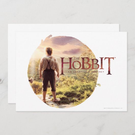 The Hobbit Logo with BILBO BAGGINS™ Back (Front/Back)