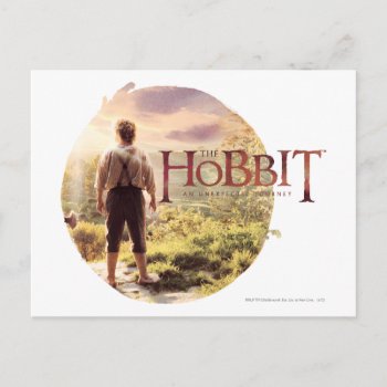 The Hobbit Logo With Bilbo Baggins™ Back Postcard by thehobbit at Zazzle
