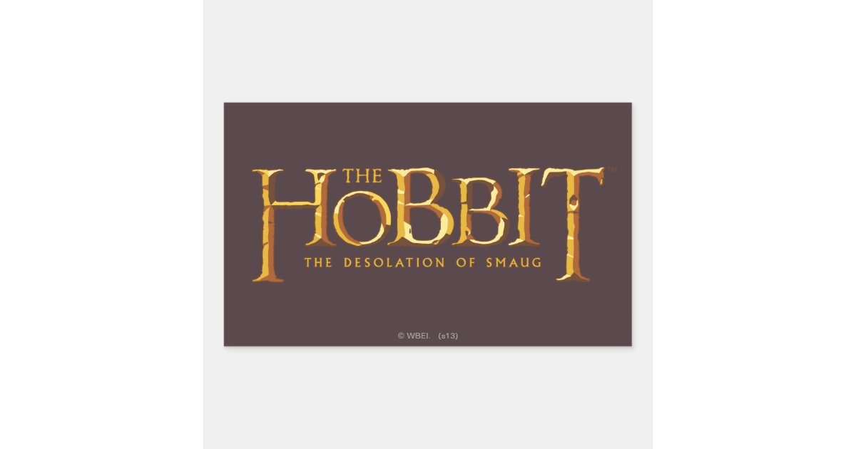 THE HOBBIT™ RECTANGULAR STICKER | Zazzle