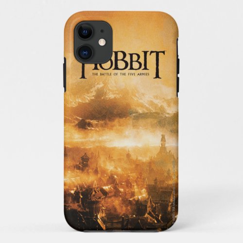 The Hobbit THE BATTLE OF FIVE ARMIES Logo iPhone 11 Case