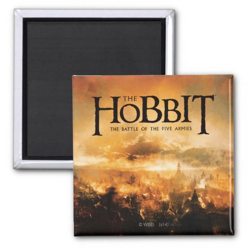 The Hobbit THE BATTLE OF FIVE ARMIES Logo Magnet