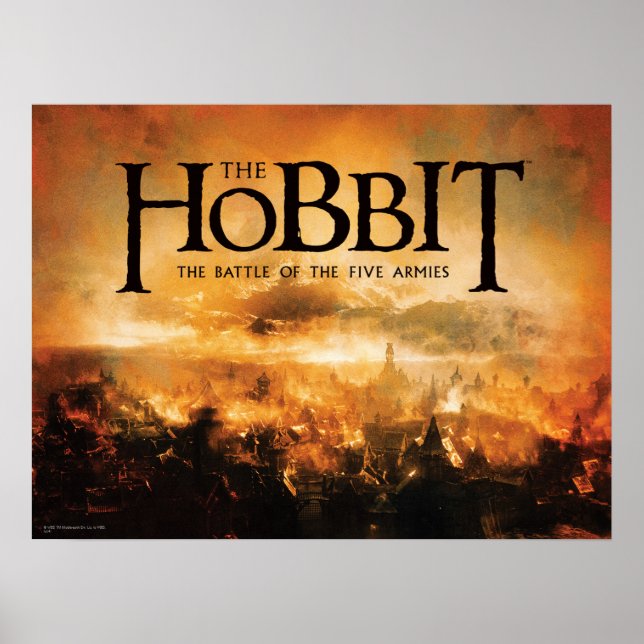 The Hobbit: THE BATTLE OF FIVE ARMIES™ Logo Poster (Front)