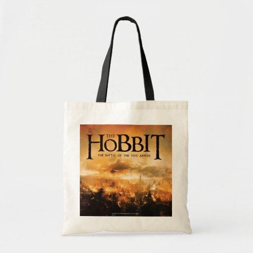 The Hobbit THE BATTLE OF FIVE ARMIES Logo Tote Bag