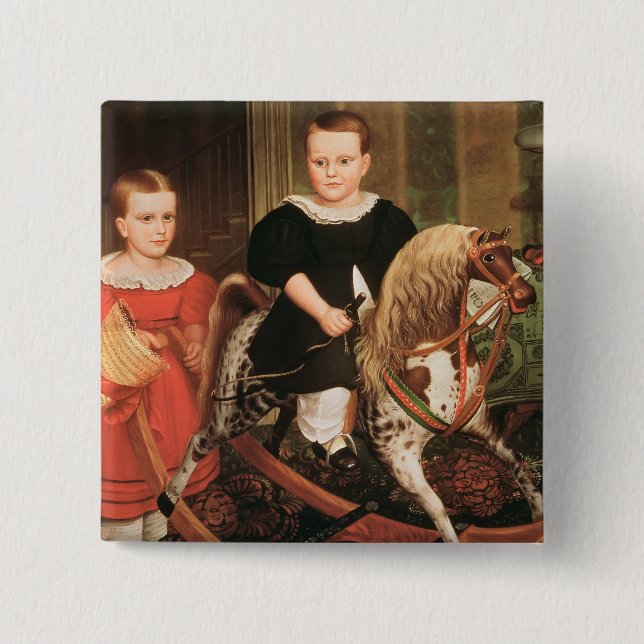 The Hobby Horse, c.1840 Button (Front)