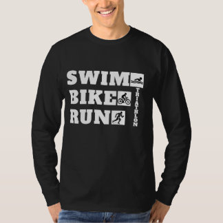 The Hobbyist's Triathlon: Swim, Bike, Run T-Shirt