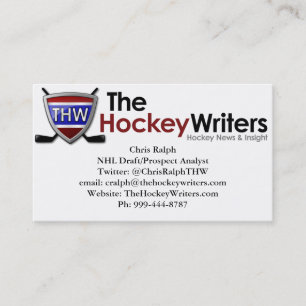 The Hockey Writers' Business Card 100 pack