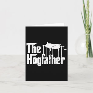 The Hogfather Rbecue Chef Funny Bbq Grill Master Card