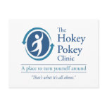 The Hokey Pokey Clinic Postcard The Hokey Pokey Clinic Postcard