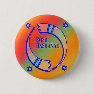 The Holiday Horns - Pinback Button