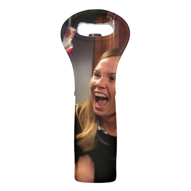 The Holiday Jenny Wine Tote (Front)