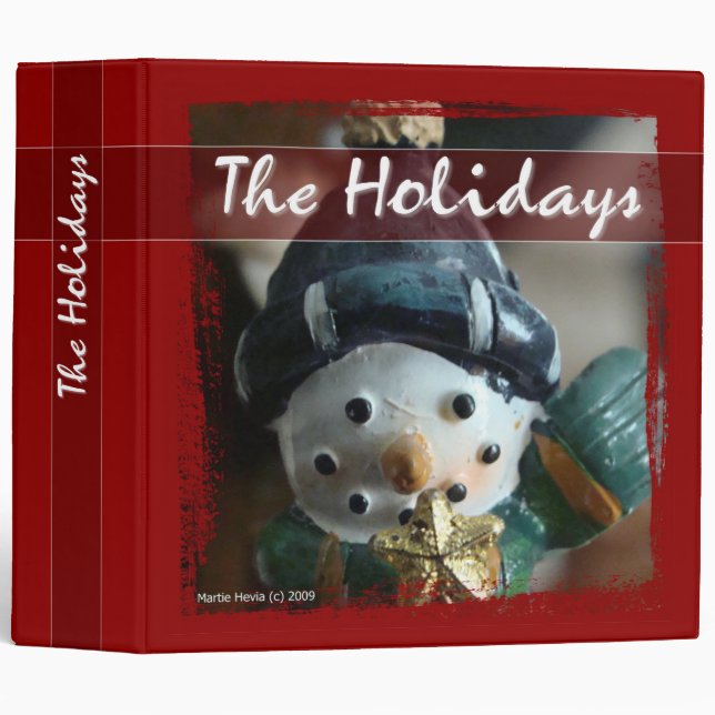 The Holidays - Snowman Binder (Front/Spine)