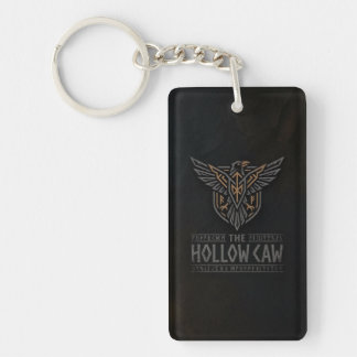 The Hollow Caw: Raven Rider Sigil - Premium Acryli Keychain