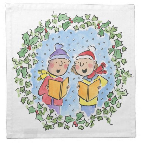 The Holly and The Ivy Cloth Napkin