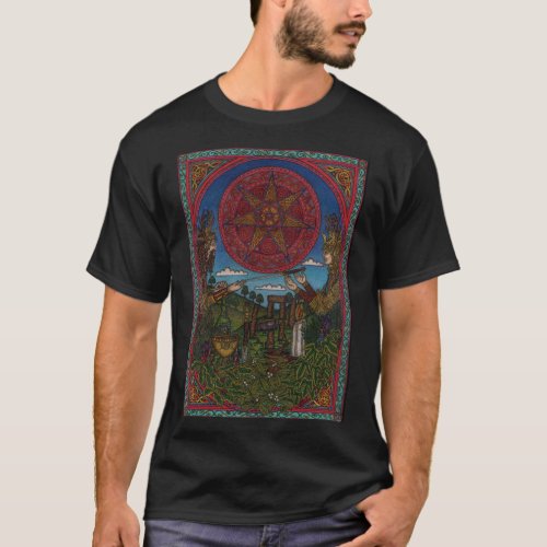 The Holly King and Oak King yule T_Shirt