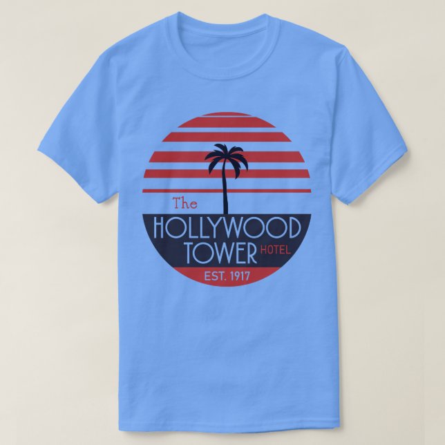The Hollywood Tower Hotel The Zone Tower of Terror T-Shirt (Design Front)
