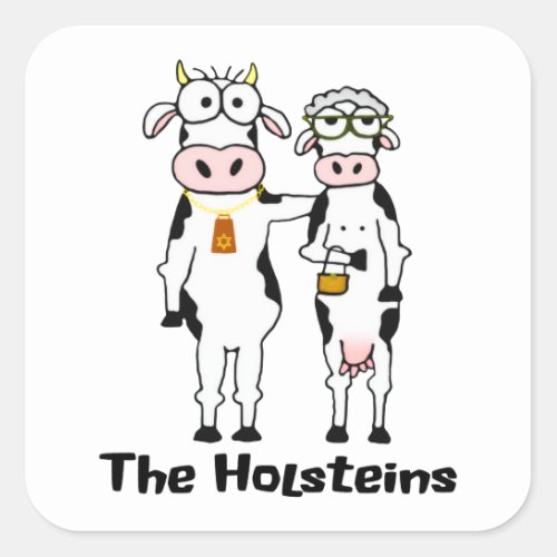 The Holsteins Square Sticker