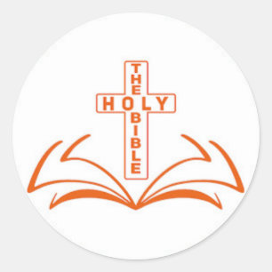 The Holy Bible Logo Classic Round Sticker