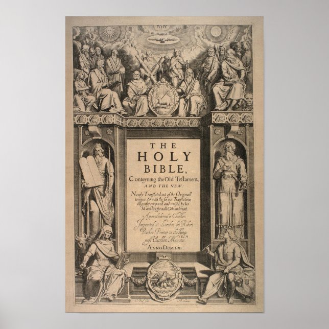 The Holy Bible Poster (Front)
