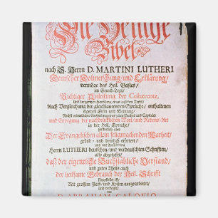 The Holy Bible, Vol. I., 1681 Magnet