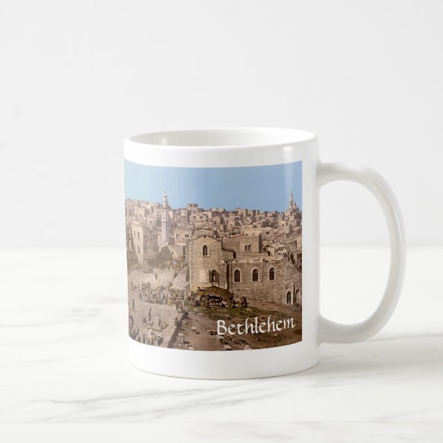 The Holy City Of Bethlehem Coffee Mug (Right)