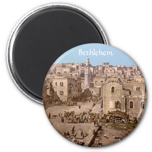 The Holy City Of Bethlehem Magnet