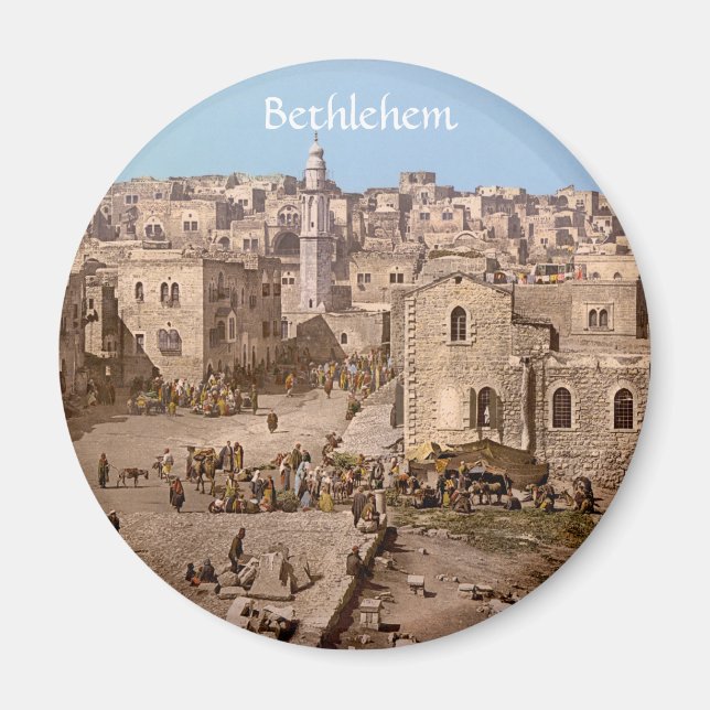 The Holy City Of Bethlehem Magnet (Front)