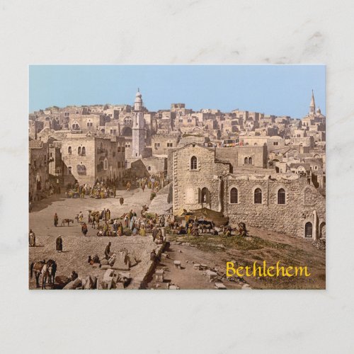 The Holy City Of Bethlehem Postcard