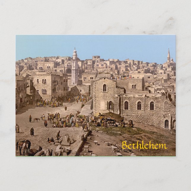 The Holy City Of Bethlehem Postcard (Front)
