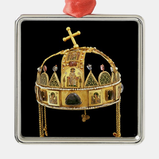 The Holy Crown of Hungary, 11th-12th century Metal Ornament (Front)