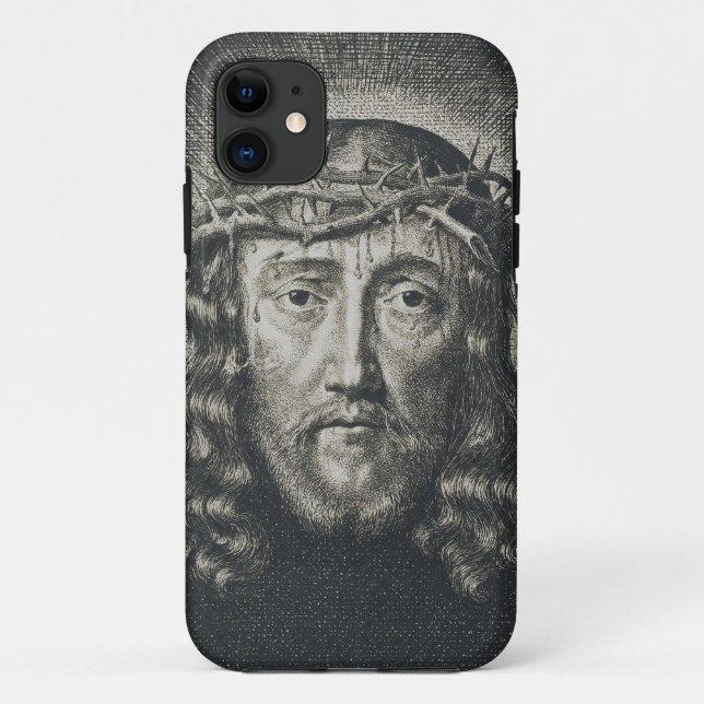 The Holy Face crowned with thorns Case-Mate iPhone Case (Back)