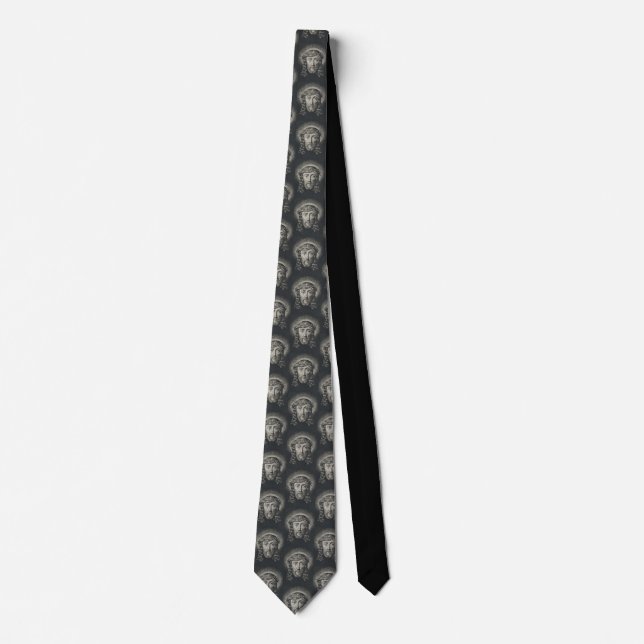 The Holy Face crowned with thorns Neck Tie (Front)