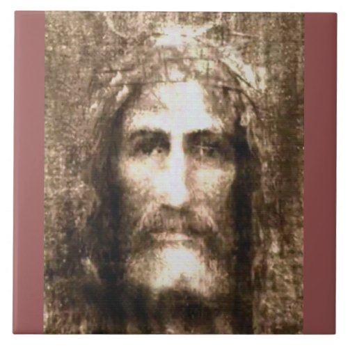 THE HOLY FACE OF JESUS CERAMIC TILE