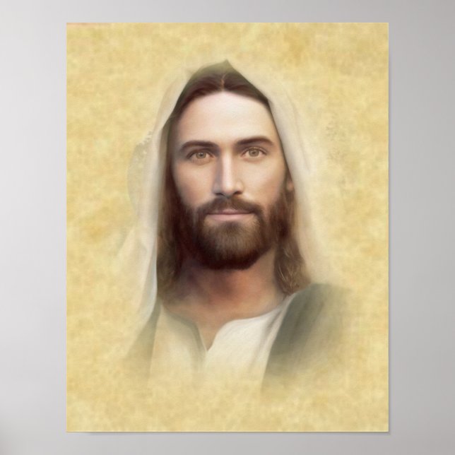 The Holy Face of Jesus Devotional Image. Poster (Front)