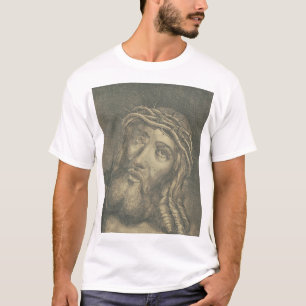 The Holy Face Of Jesus Monochromatic Art T-Shirt