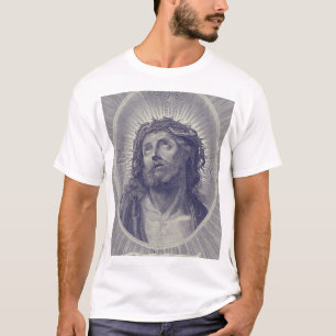 The Holy Face Of Jesus With Crown Of Thorns Art T-Shirt