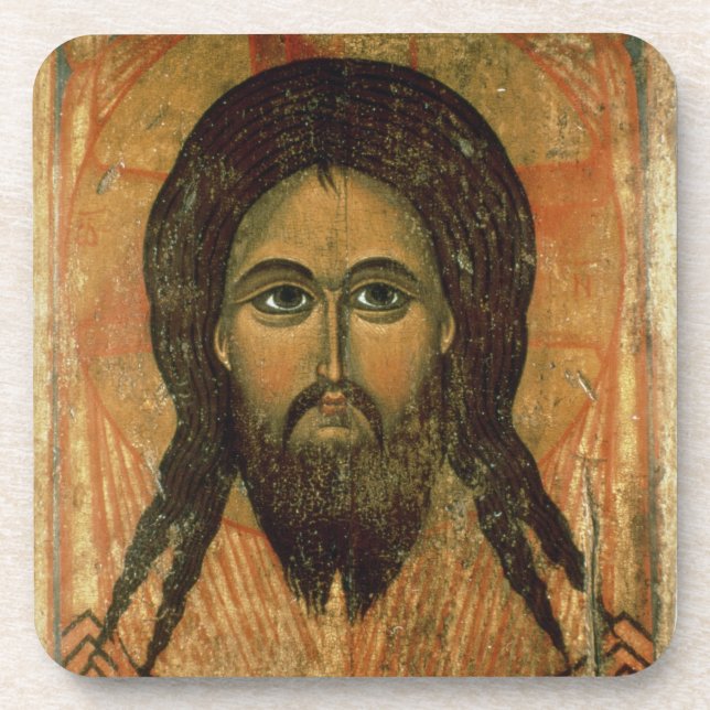 The Holy Face (panel) Drink Coaster (Front)