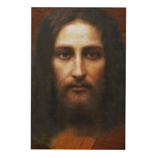 The Holy Face. Wood Wall Decor (Front)