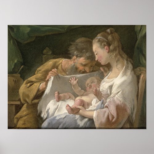 The Holy Family 18th century Poster