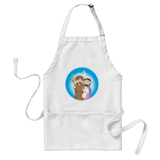 The Holy Family Adult Apron (Front)