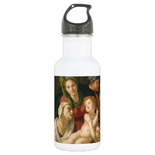 The Holy Family - Agnolo Bronzino Stainless Steel Water Bottle