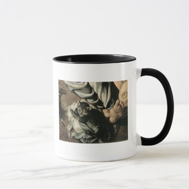 The Holy Family around a Fire, c.1532-33 Mug (Right)
