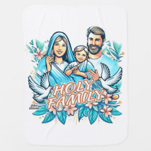 The Holy Family Baby Blanket