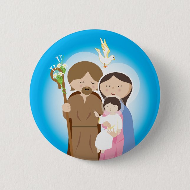 The Holy Family Button (Front)