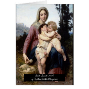 The Holy Family by Bouguereau Cards